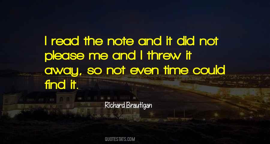 Richard Brautigan Quotes #1353129