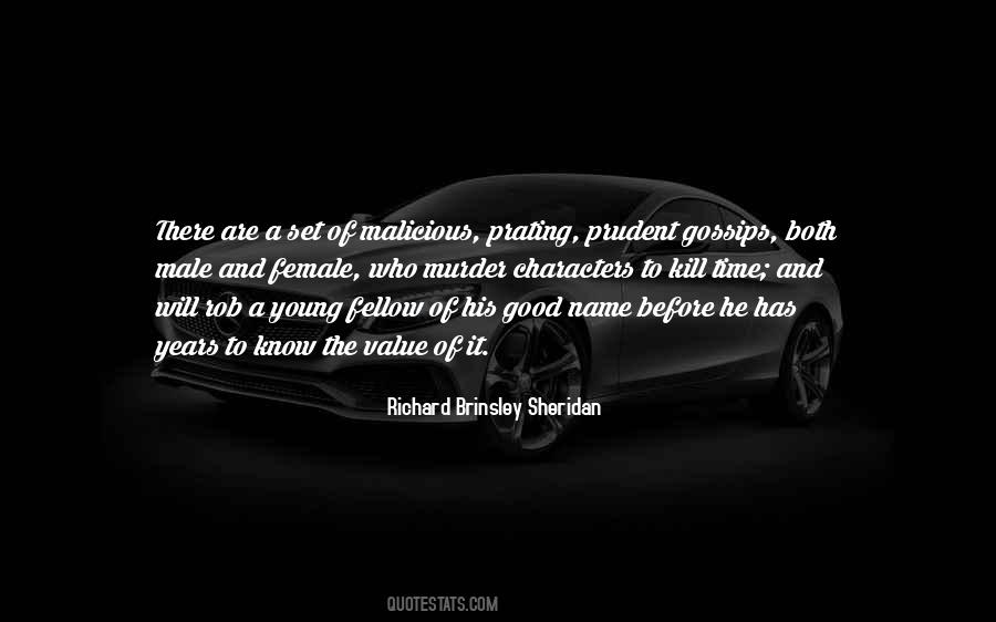 Richard Brinsley Sheridan Quotes #381009