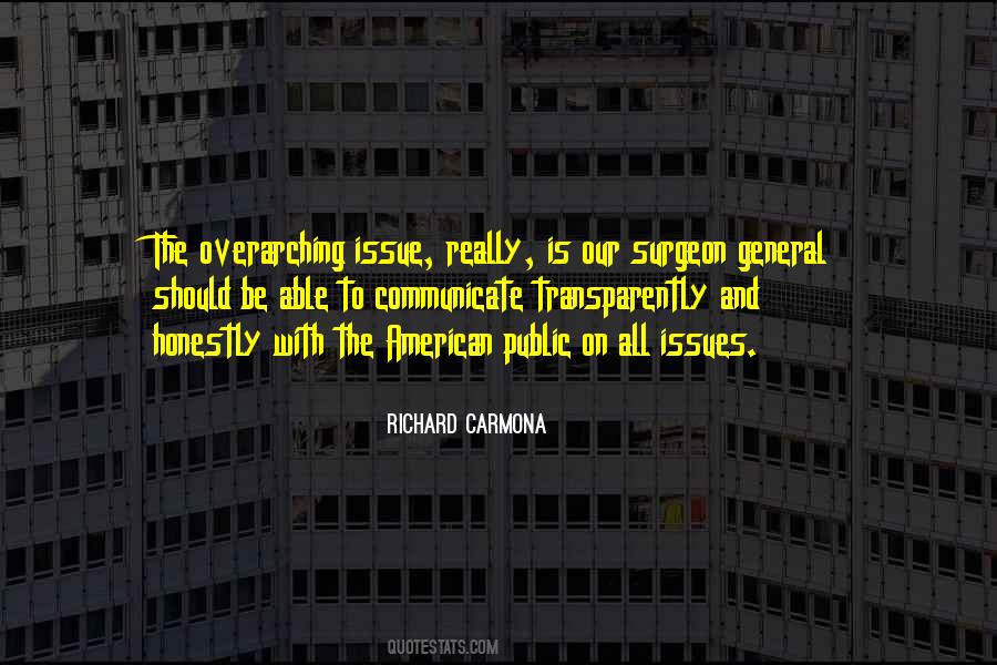 Richard Carmona Quotes #1594541
