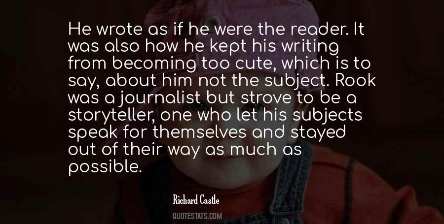 Richard Castle Quotes #809473