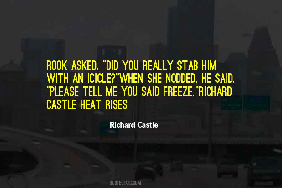 Richard Castle Quotes #990620