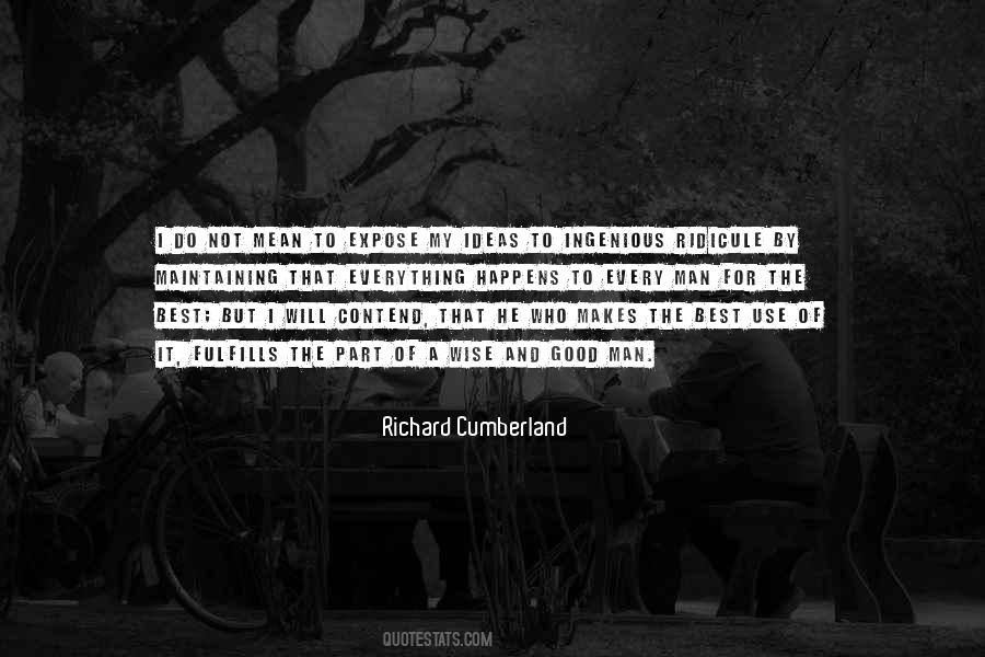 Richard Cumberland Quotes #916074