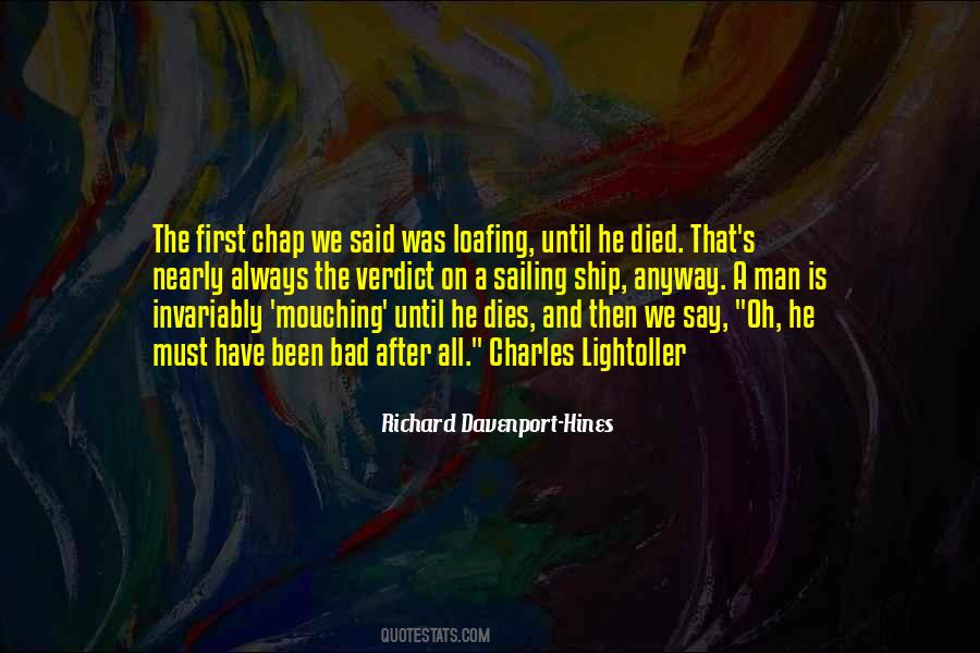 Richard Davenport-Hines Quotes #963739