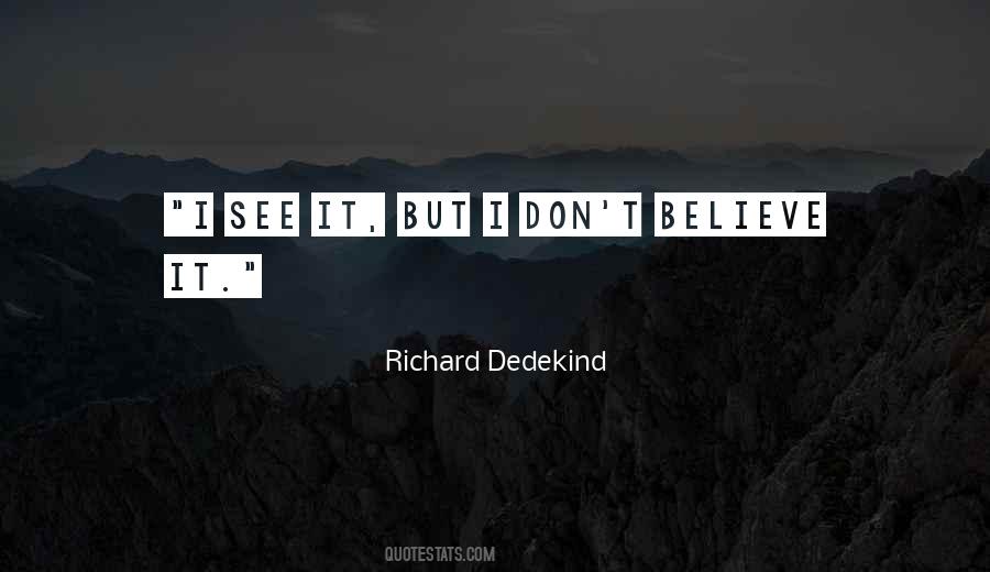 Richard Dedekind Quotes #1461428