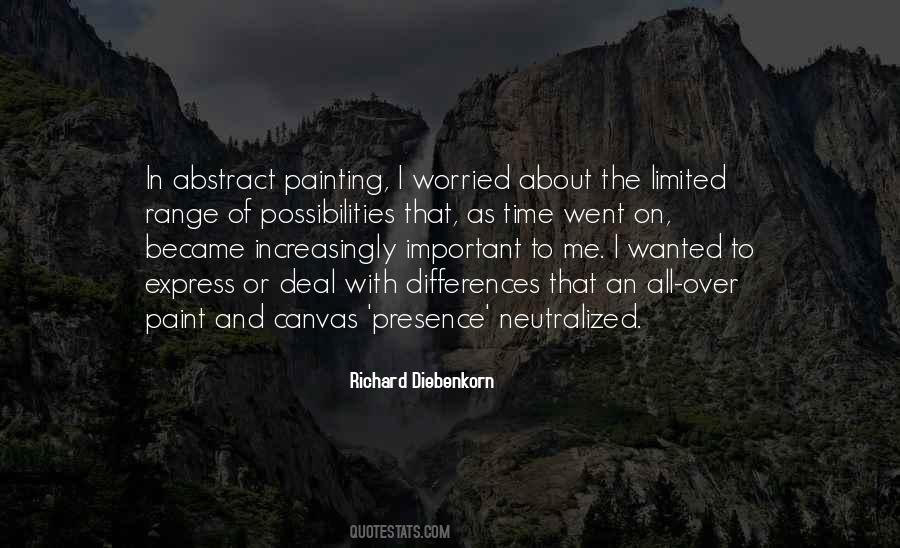 Richard Diebenkorn Quotes #432692