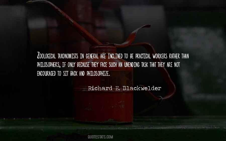 Richard E. Blackwelder Quotes #303242