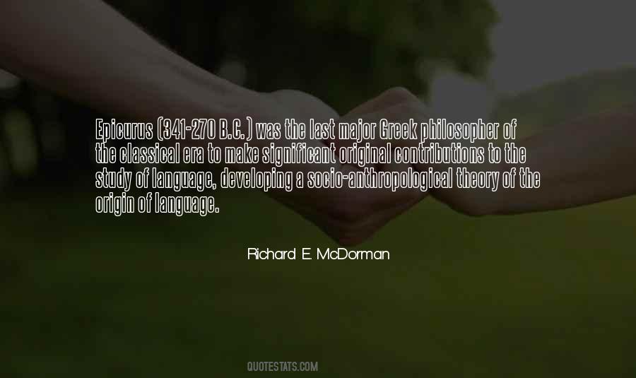 Richard E. McDorman Quotes #784899