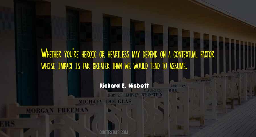 Richard E. Nisbett Quotes #999761