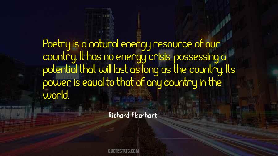 Richard Eberhart Quotes #1192041