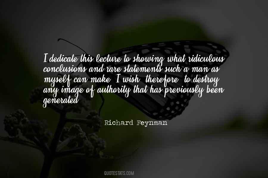 Richard Feynman Quotes #120418