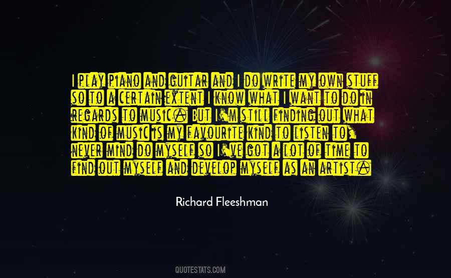Richard Fleeshman Quotes #1214197