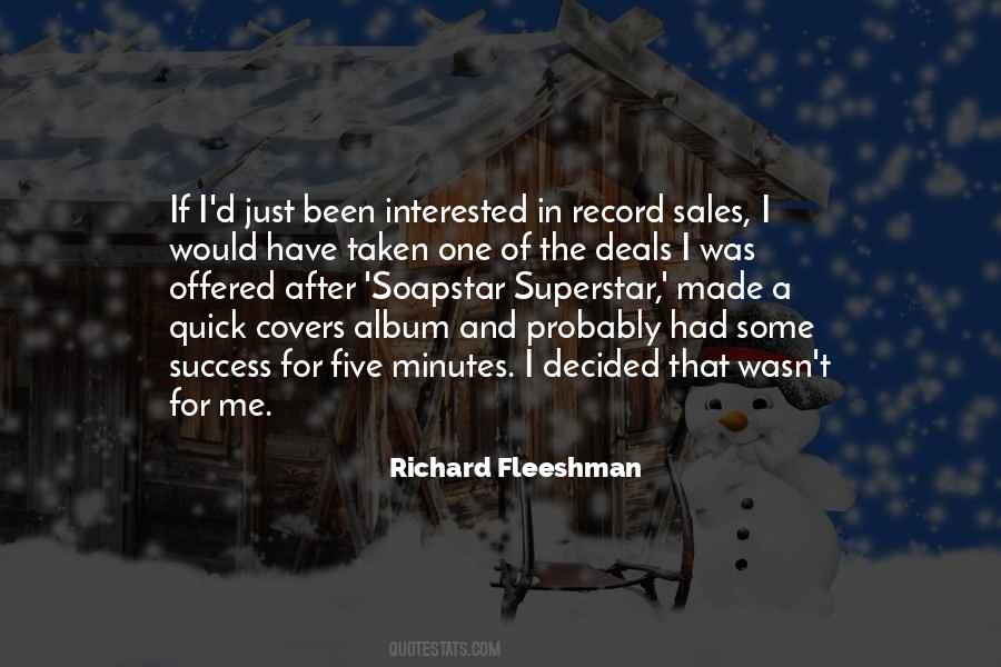 Richard Fleeshman Quotes #471170