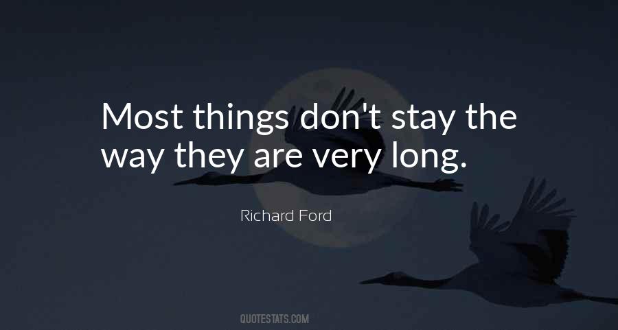 Richard Ford Quotes #1035425