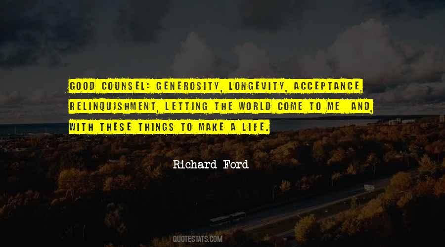 Richard Ford Quotes #1382596