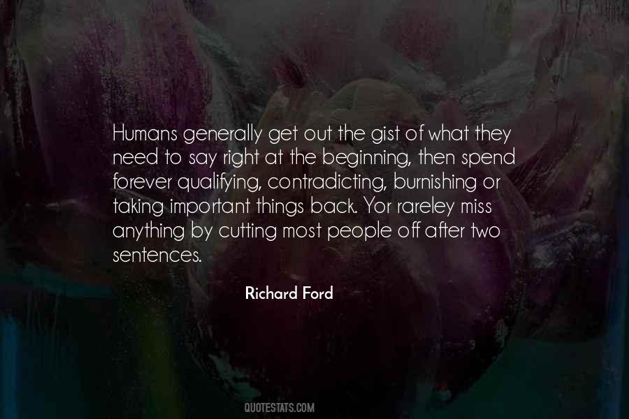 Richard Ford Quotes #145331