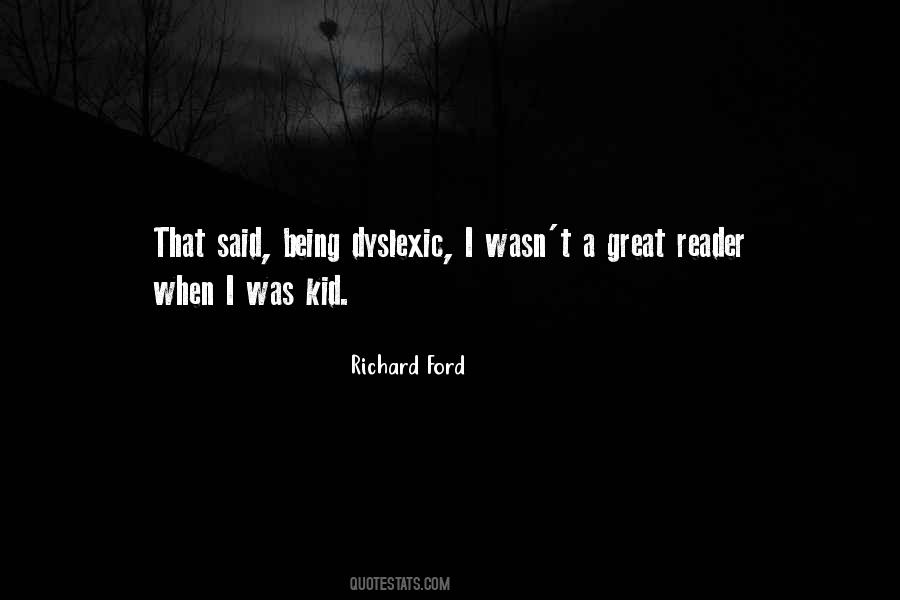 Richard Ford Quotes #1683123