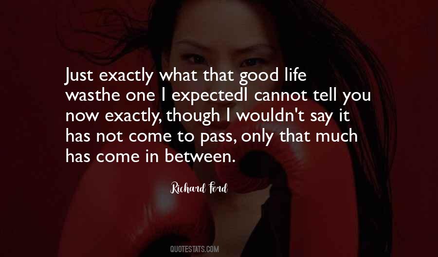 Richard Ford Quotes #1808371