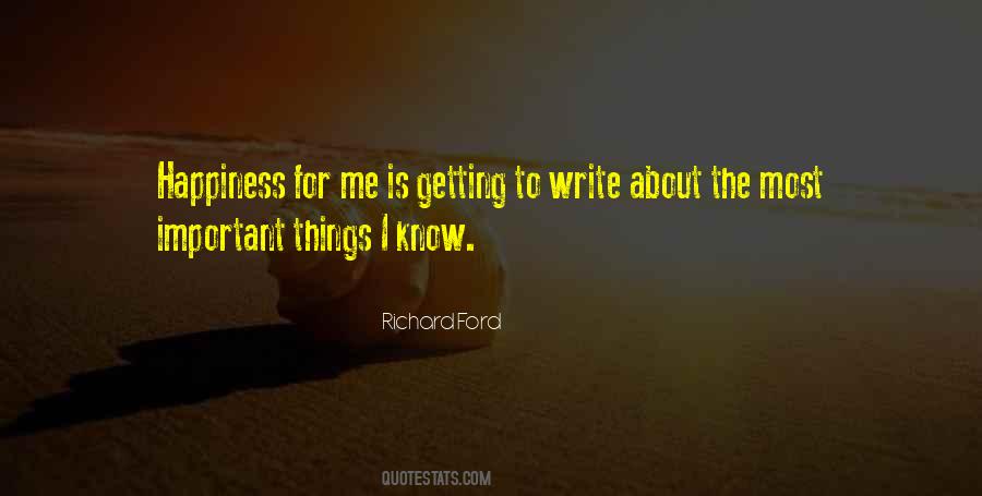 Richard Ford Quotes #209310