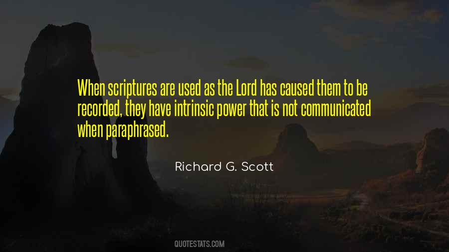 Richard G. Scott Quotes #470699