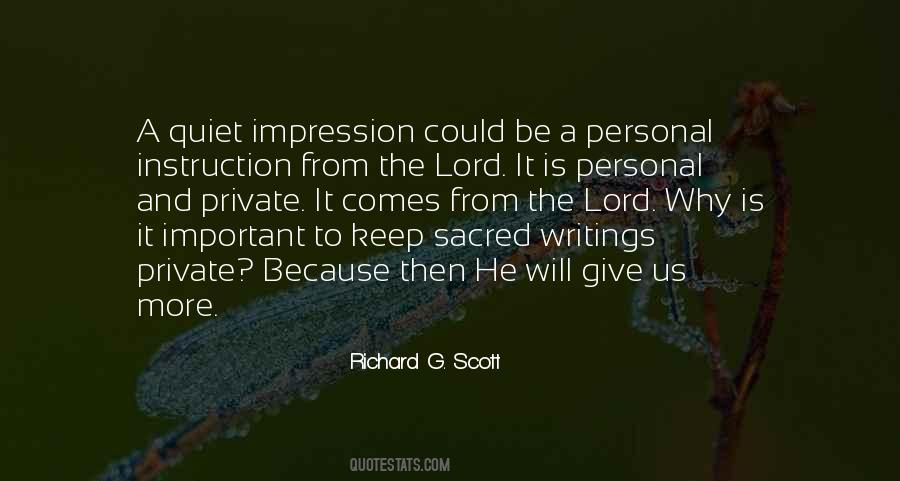 Richard G. Scott Quotes #986246