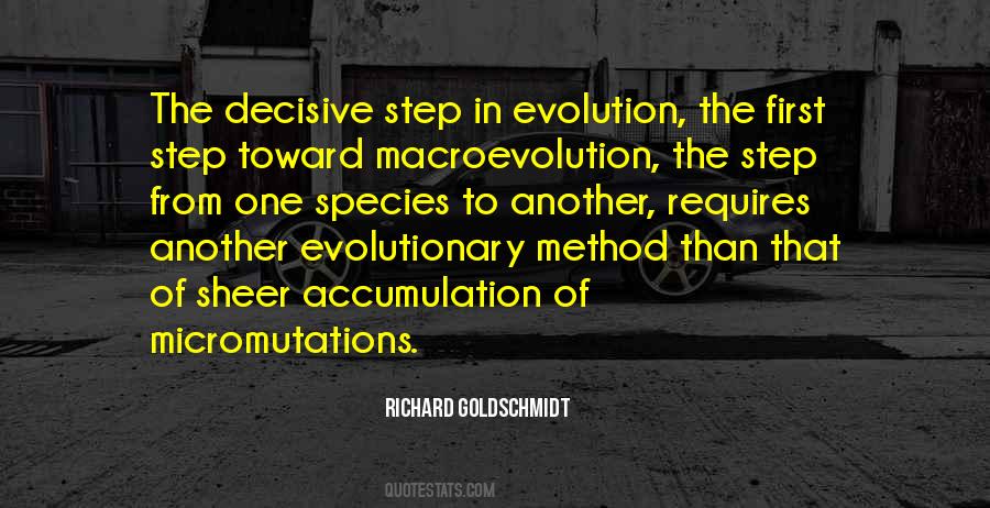 Richard Goldschmidt Quotes #1714778