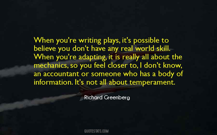 Richard Greenberg Quotes #812887