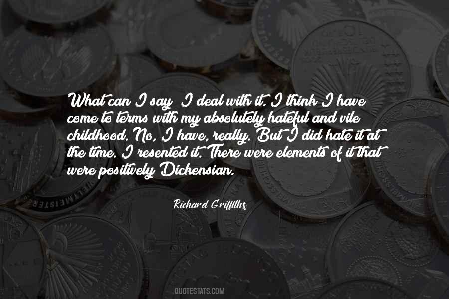 Richard Griffiths Quotes #1224184