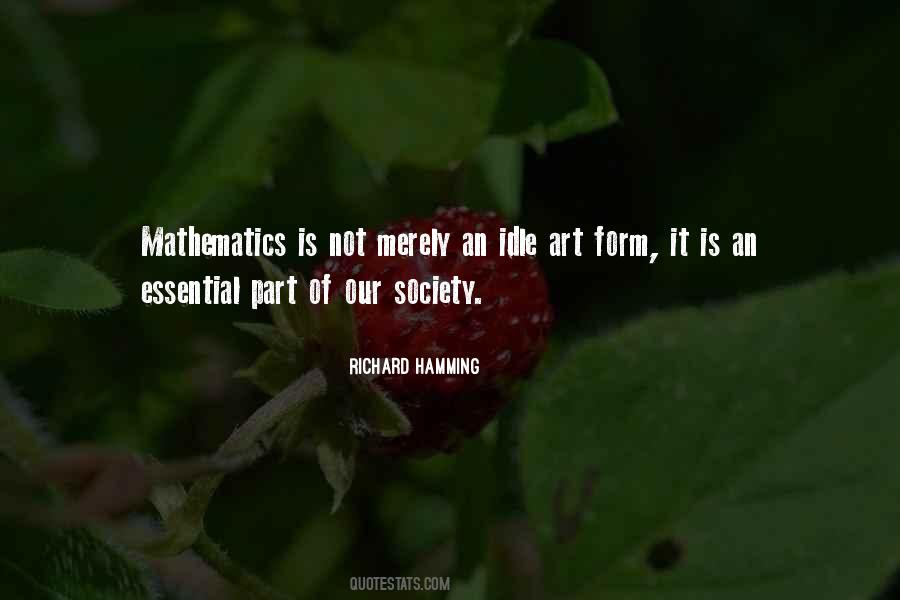 Richard Hamming Quotes #1857794