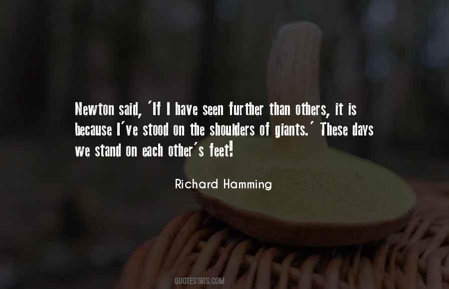 Richard Hamming Quotes #240360