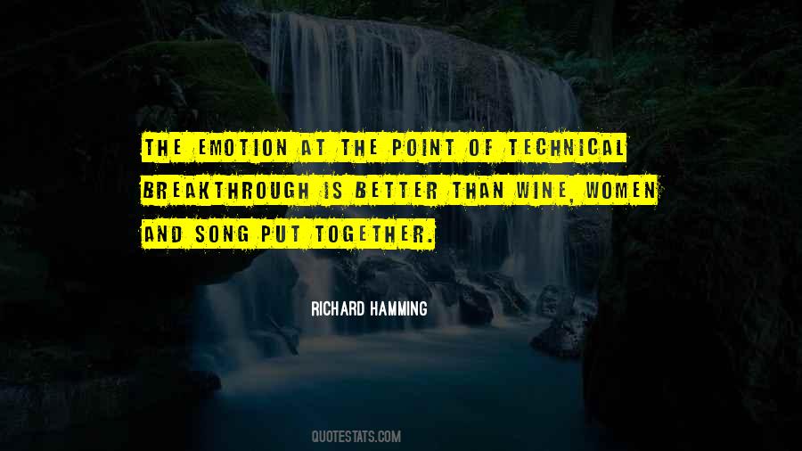 Richard Hamming Quotes #427505