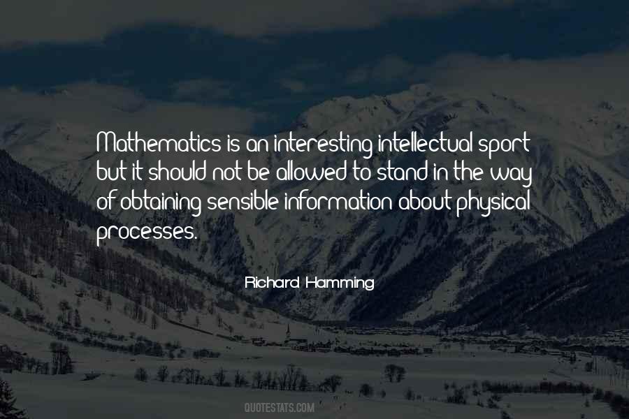 Richard Hamming Quotes #940052