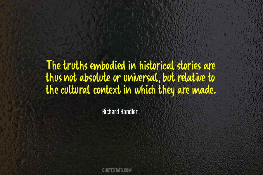 Richard Handler Quotes #658846