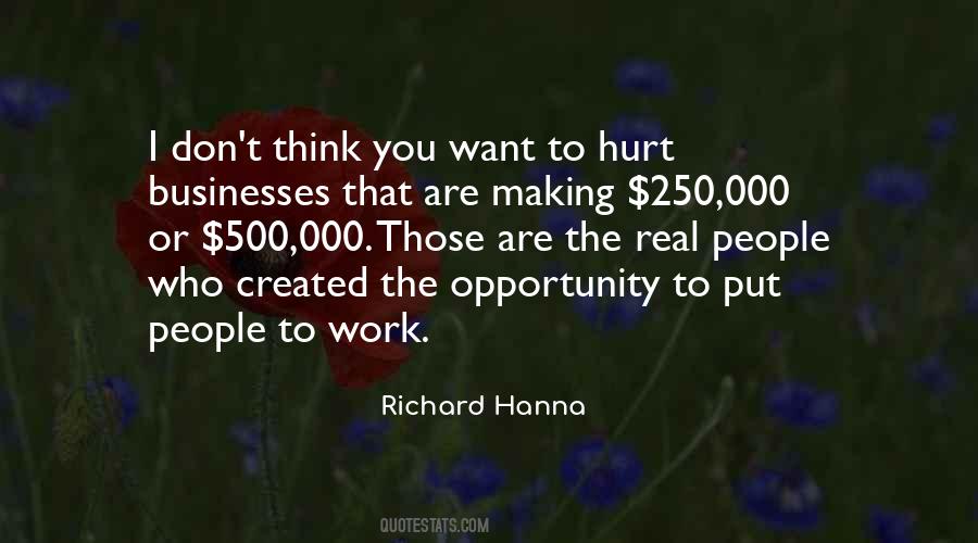Richard Hanna Quotes #1019512