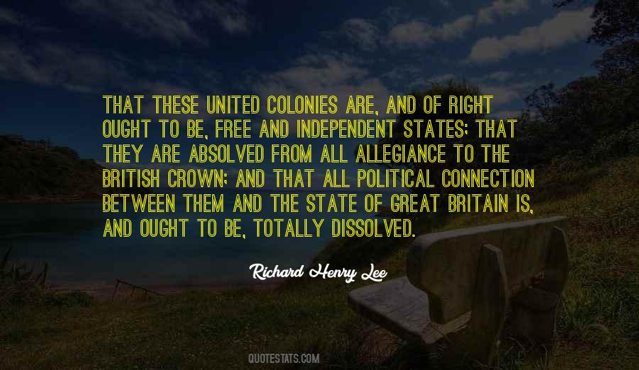 Richard Henry Lee Quotes #770603