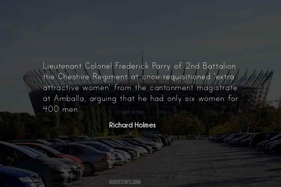 Richard Holmes Quotes #459263