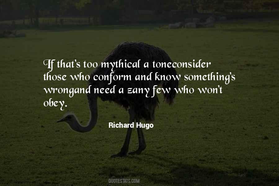 Richard Hugo Quotes #105207