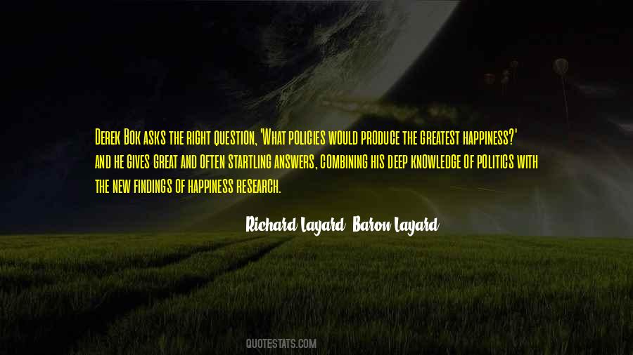 Richard Layard, Baron Layard Quotes #30036