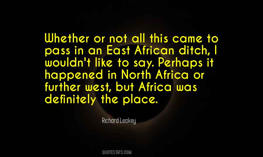 Richard Leakey Quotes #1807867