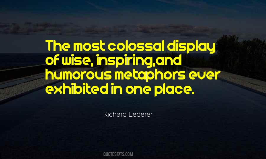 Richard Lederer Quotes #407432