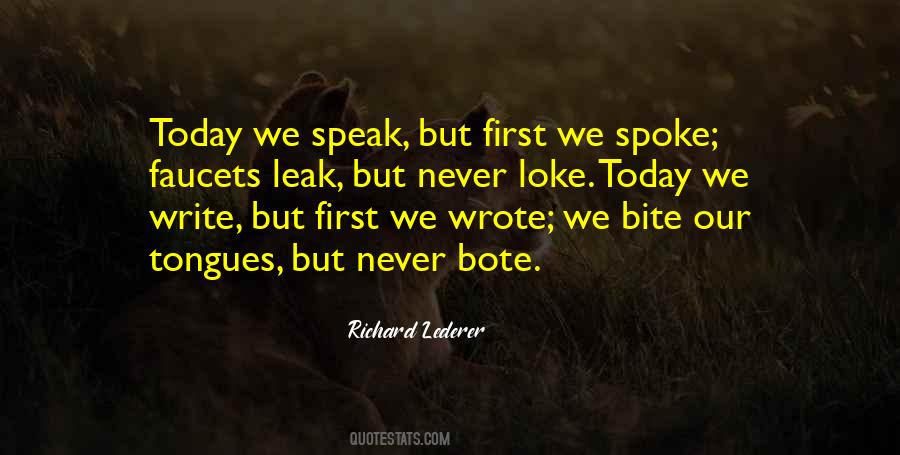 Richard Lederer Quotes #648694