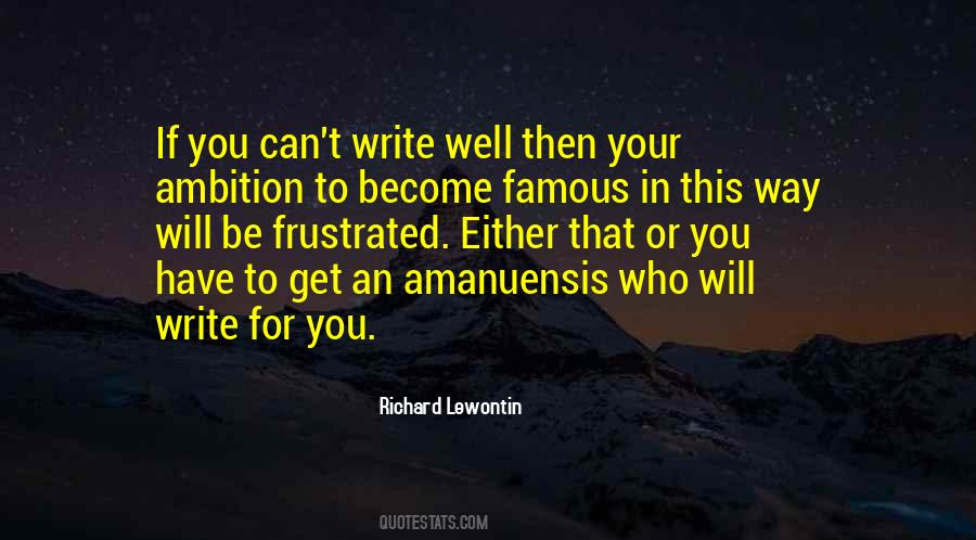 Richard Lewontin Quotes #134443