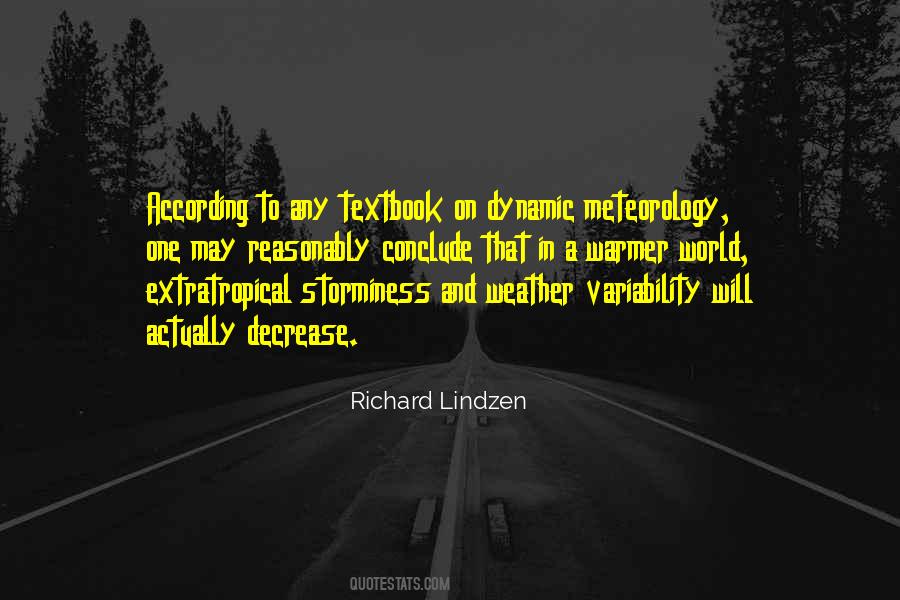 Richard Lindzen Quotes #316785