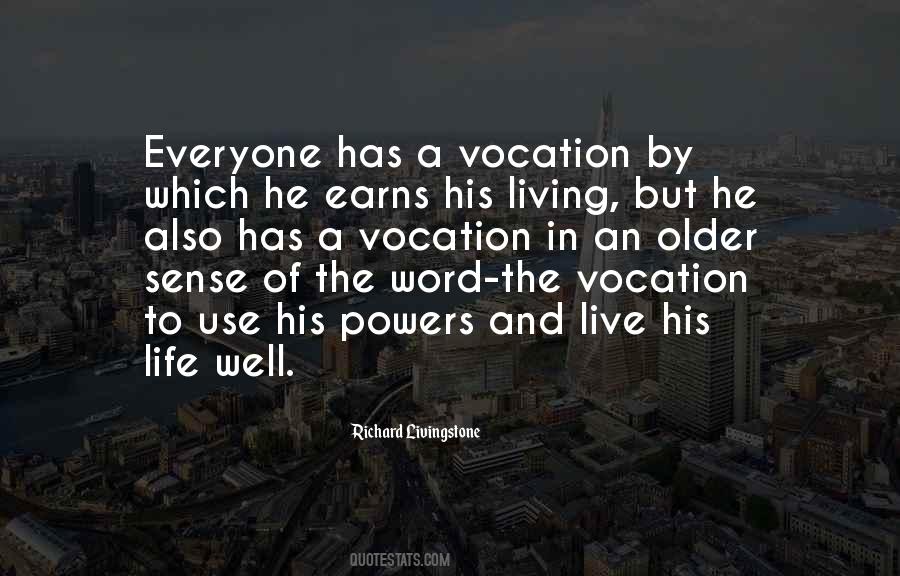 Richard Livingstone Quotes #593918