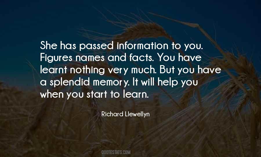 Richard Llewellyn Quotes #1587427