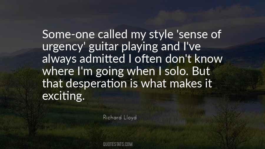 Richard Lloyd Quotes #1191507