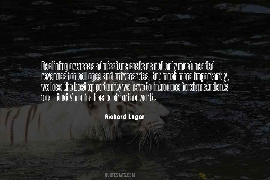 Richard Lugar Quotes #690122