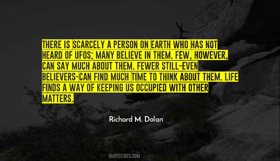 Richard M. Dolan Quotes #73401