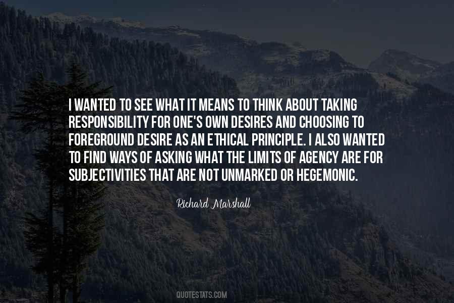Richard Marshall Quotes #1308983