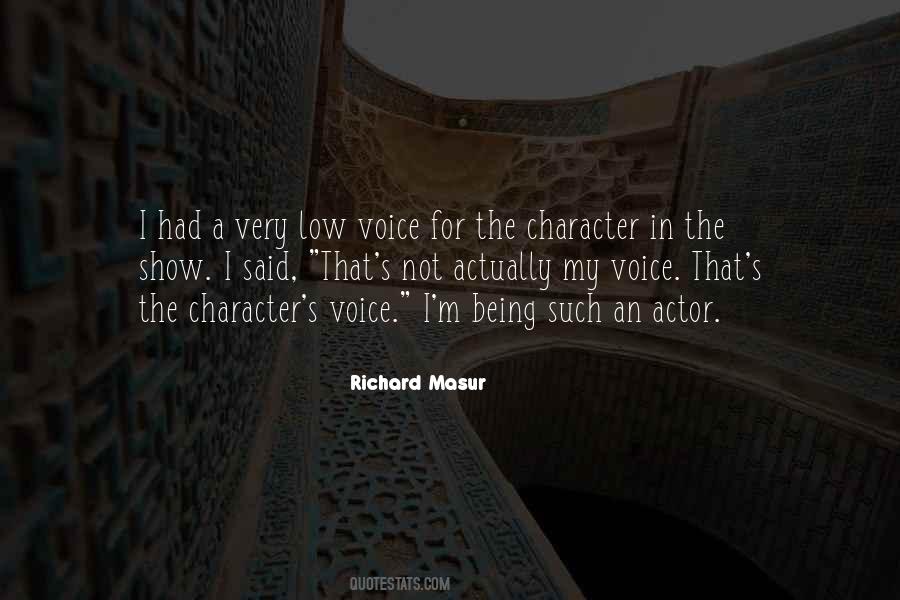 Richard Masur Quotes #1653798