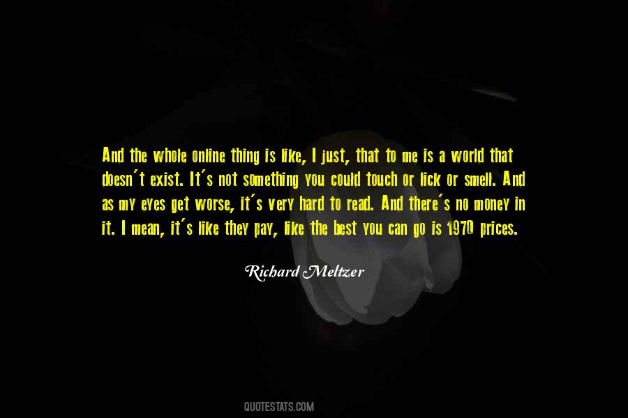 Richard Meltzer Quotes #527816